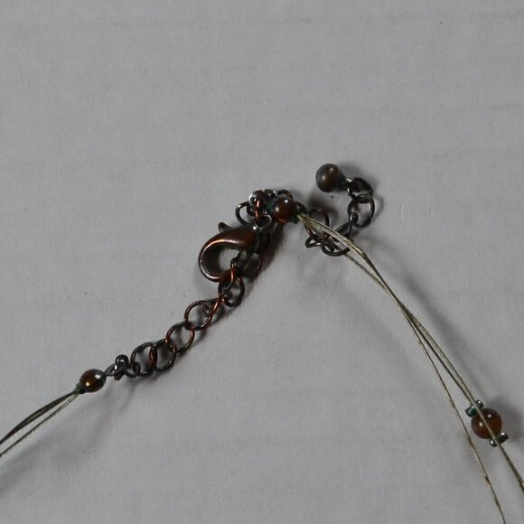 Floating Beaded  Necklace - Picture 4 of 5